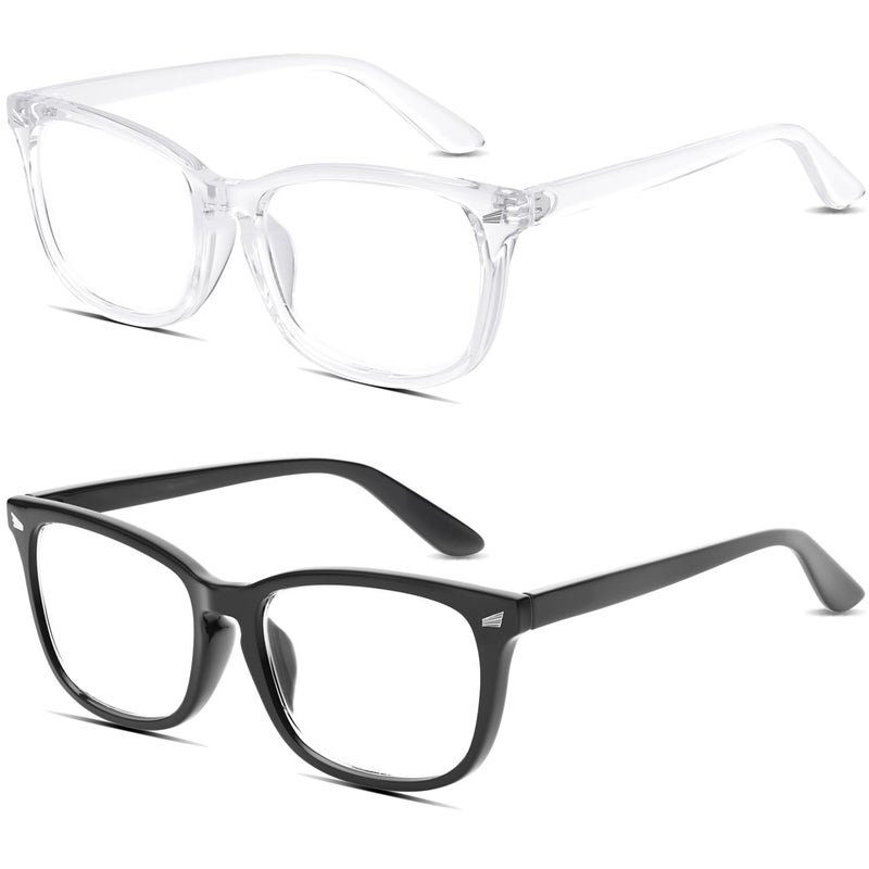 COOLOO Blue Light Blocking Glasses, Gaming Computer Glasses Anti Glare Headache Eyes Strain Glasses with Blue Light Filter, Super Light Weight Fashion